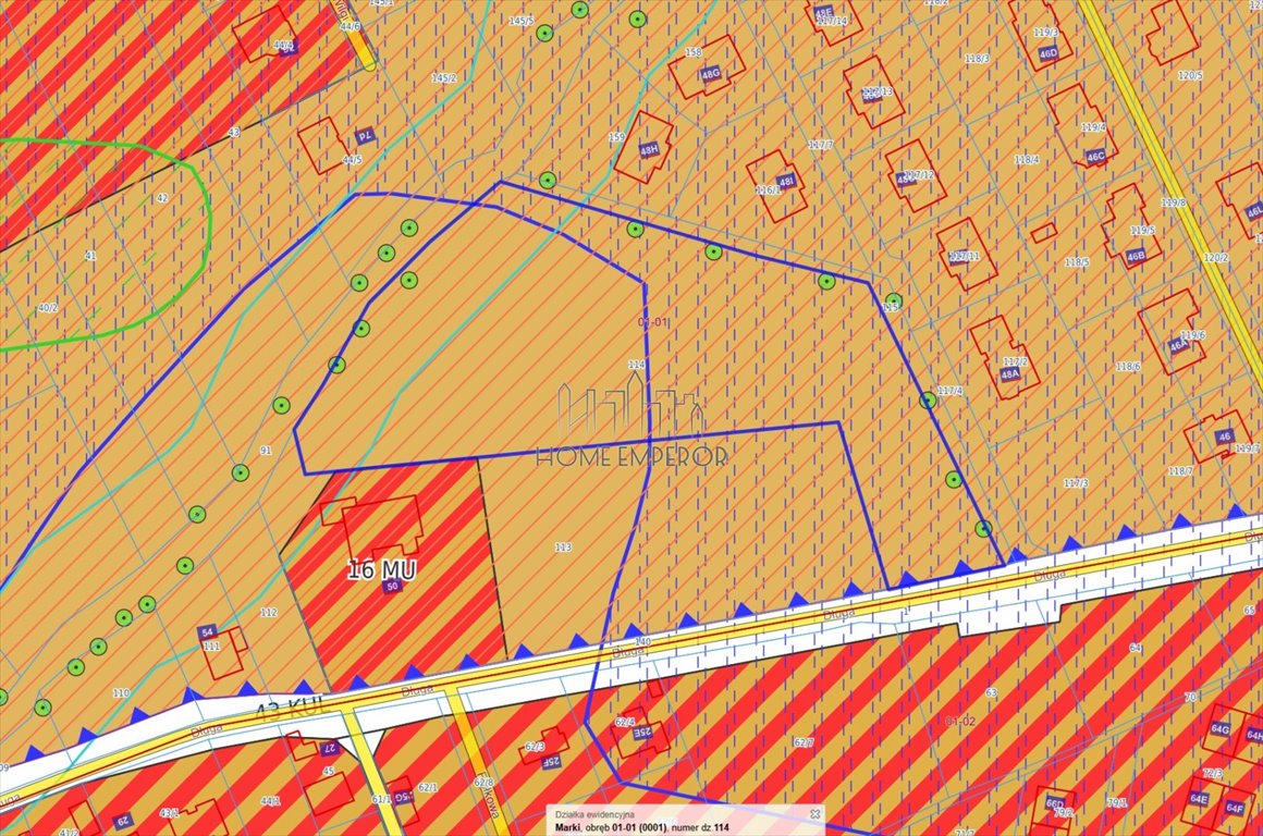 Działka 9600 m² pod zabudowę jednorodzinną z mediami Marki, Czarna Struga, Długa  9 600m2 Foto 1