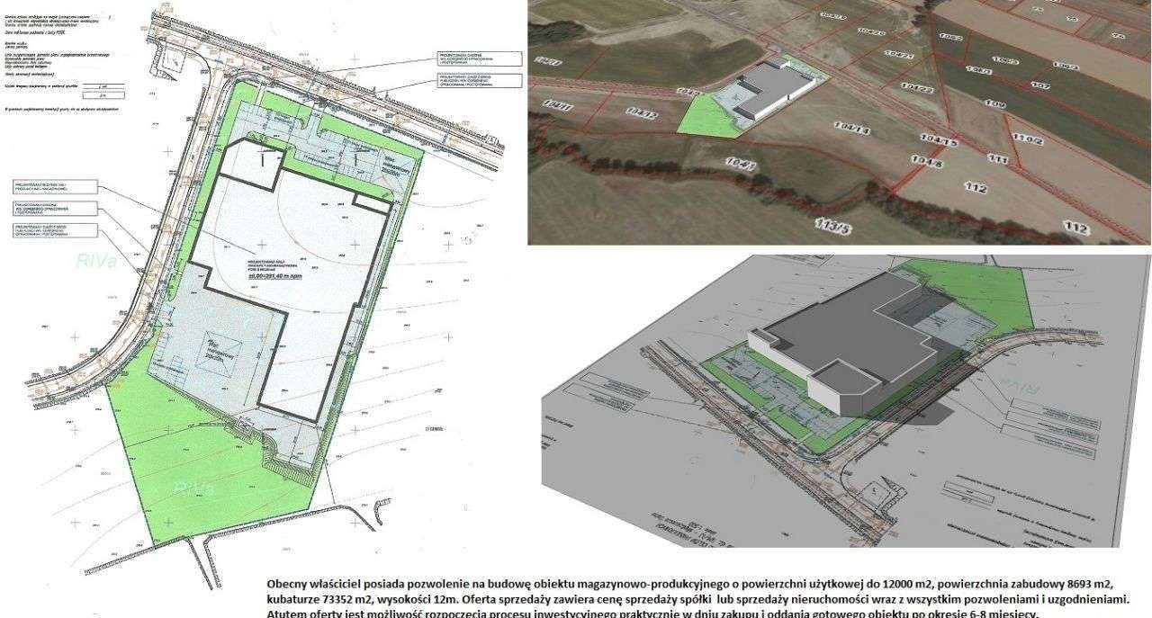 Działka inwestycyjna 24,9 ha z pozwoleniem na magazyn Międzyrzecze Dolne  24 879m2 Foto 1