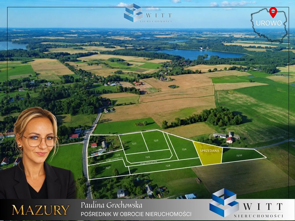 Działka siedliskowa 3 090 m² w Urowie - zapraszam Urowo  3 090m2 Foto 1