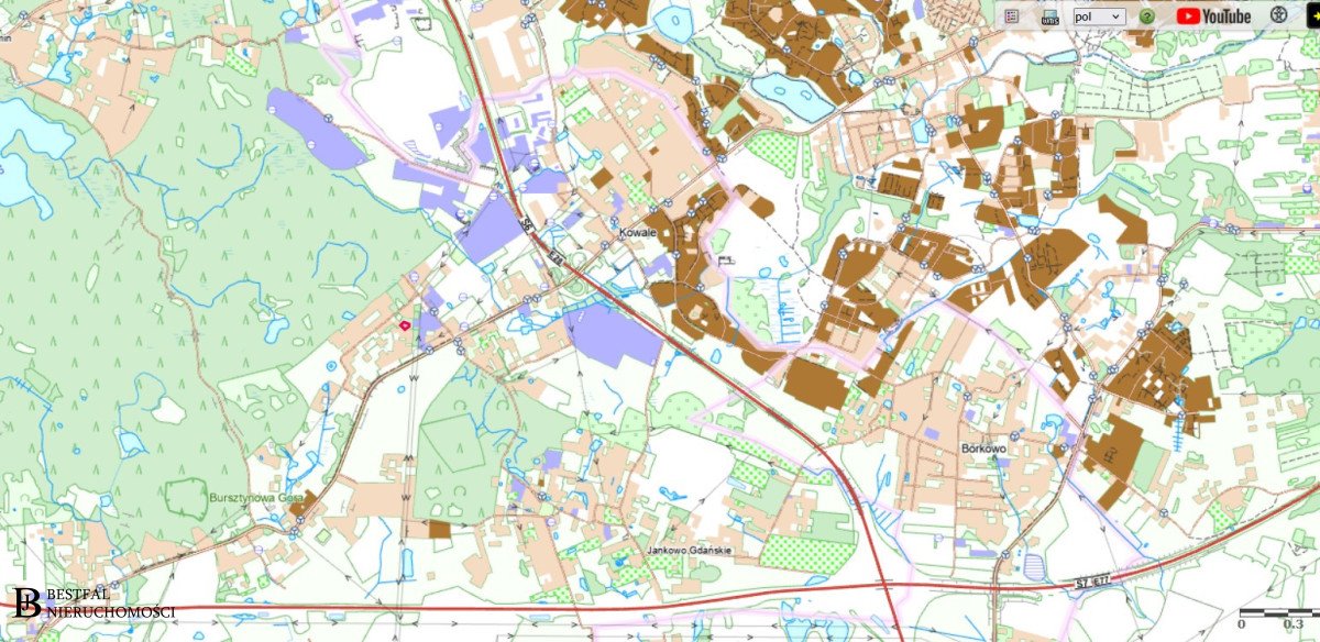 Działka 1527 m² w Bąkowie - pod dom i działalność Bąkowo, Kpt. Mamerta Stankiewicza  1 527m2 Foto 1
