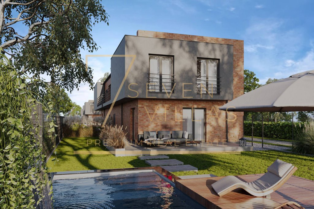 Ekskluzywny dom w Michałowicach-Wieś z cegłą i czarnym kwarcem Michałowice-Wieś  163m2 Foto 1