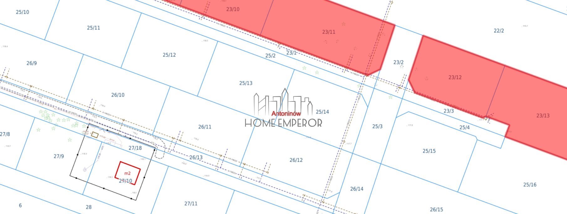 Działka budowlana na sprzedaż Antoninów, Ugodowa  1 200m2 Foto 3