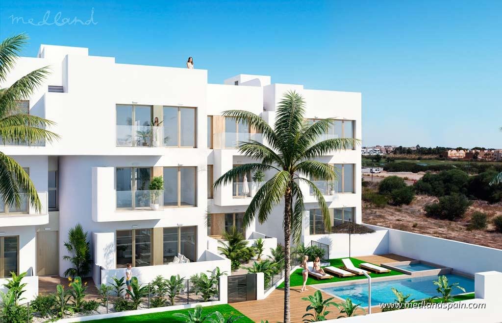 Luksusowe apartamenty z widokiem na golf i Mar Menor Hiszpania, Los Alcázares  101m2 Foto 1