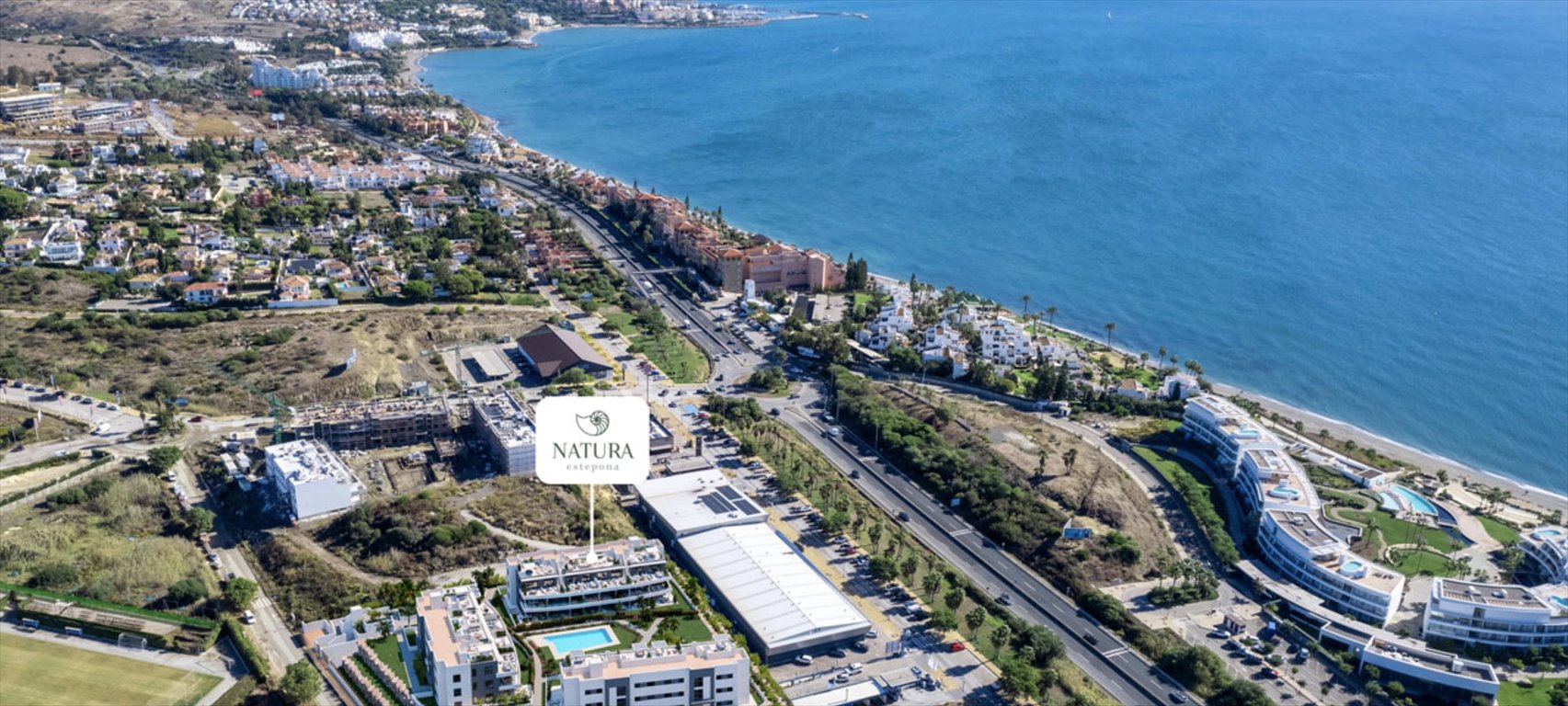 Nowoczesne apartamenty z widokiem na morze w Estepona Hiszpania, Estepona  69m2 Foto 1