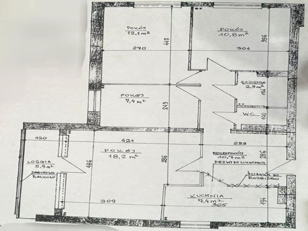 Mieszkanie czteropokojowe  na sprzedaż Warszawa, Targówek, Radzymińska  81m2 Foto 4