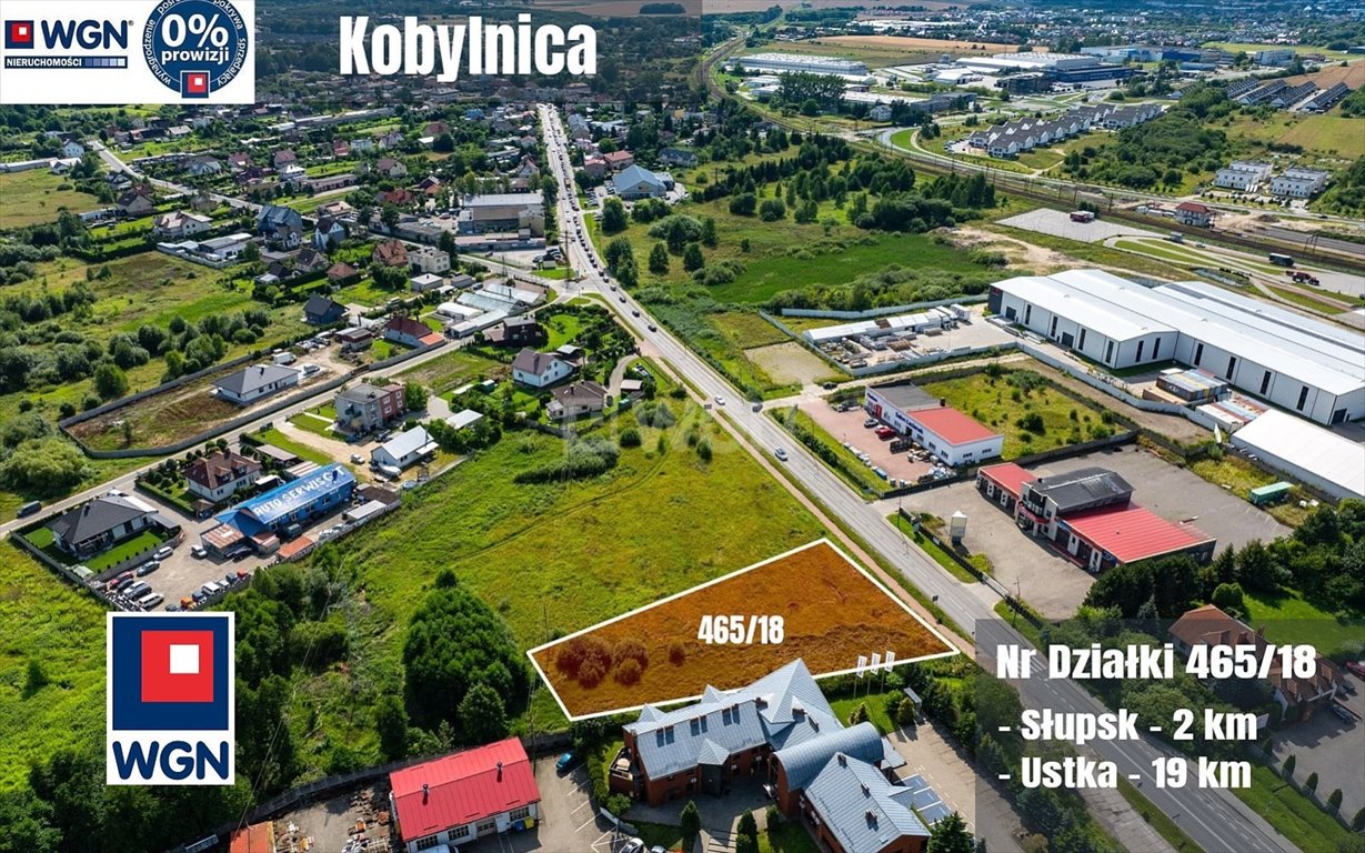 Działka komercyjna 2838 m² przy drodze krajowej w Kobylnicy Kobylnica, Główna  2 838m2 Foto 1