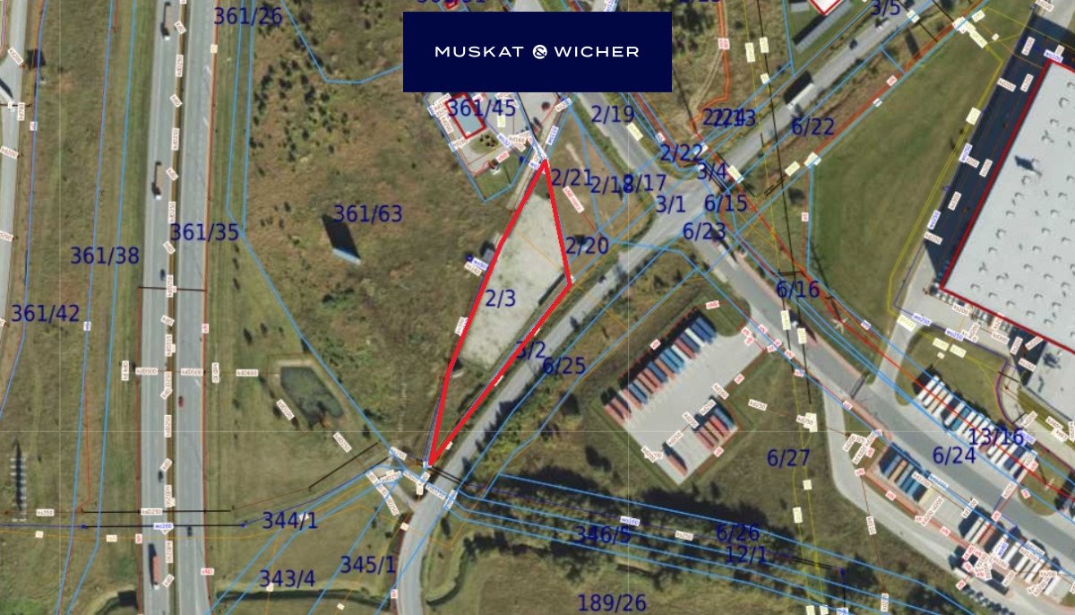 Działka usługowa przy A1 3 168 m², dojazd asfaltowy Rusocin  3 168m2 Foto 1