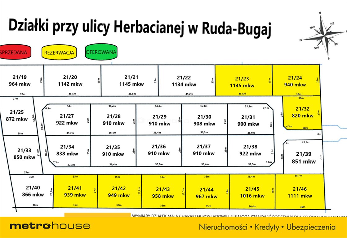 Działka inna na sprzedaż Ruda-Bugaj, Herbaciana  1 142m2 Foto 7