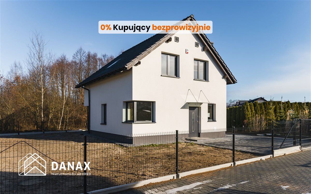 Nowoczesny dom 144 m2 z indywidualnym projektem, ogrzewaniem podłogowym Przeginia Duchowna  144m2 Foto 1