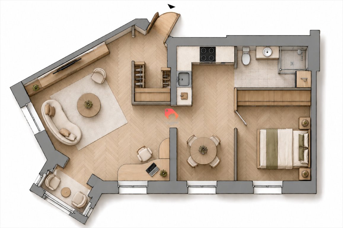 Urokliwe 54 m² w odrestaurowanej kamienicy z 1894 r. Bydgoszcz, Śródmieście, Wileńska  54m2 Foto 1