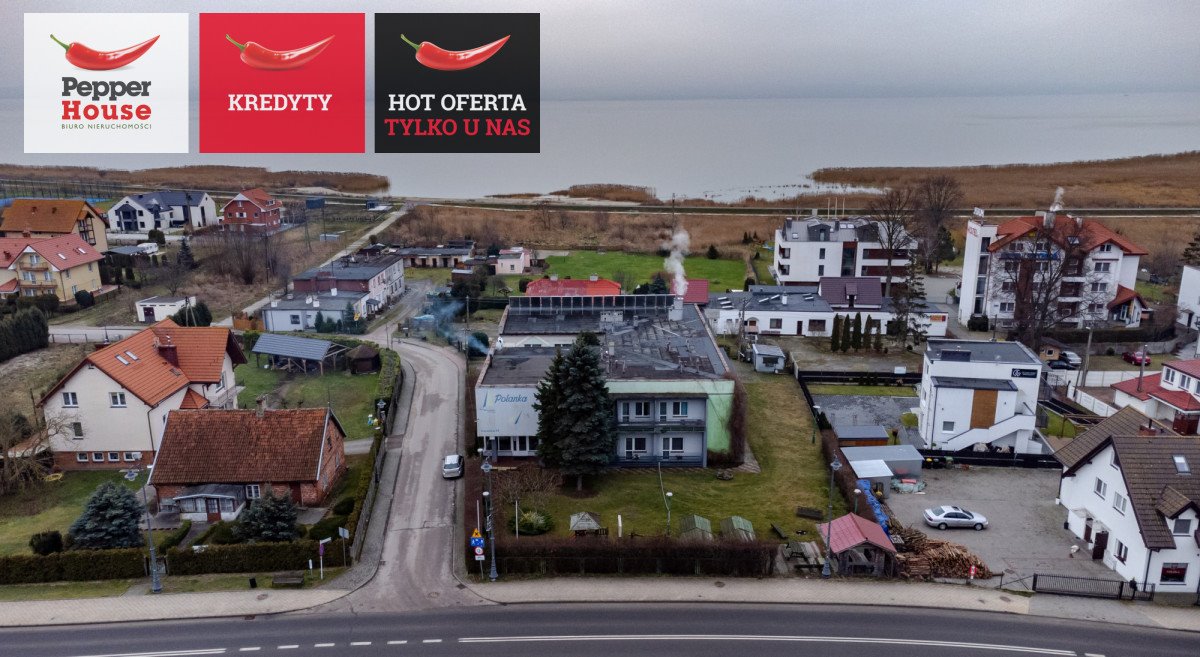 Pensjonat 1028 m² z widokiem na Zalew Wiślany, 700 m od morza Krynica Morska, Gdańska  1 028m2 Foto 1