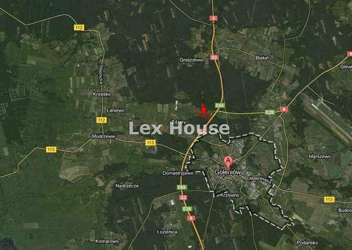 Działka inwestycyjna 55 300 m2 przy S3, pod przemysł Goleniów  55 300m2 Foto 1