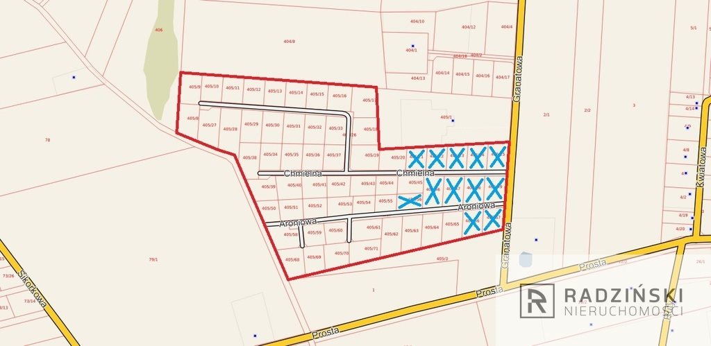 Działka budowlana w Maszewie, 1029 m², prąd i woda Maszewo  1 029m2 Foto 1