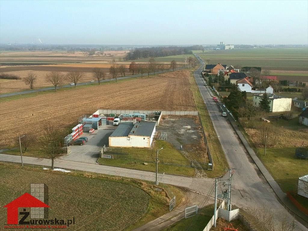 Plac magazynowy z biurem, monitoring, 1100 m² Krapkowice, Żużela  1 100m2 Foto 1
