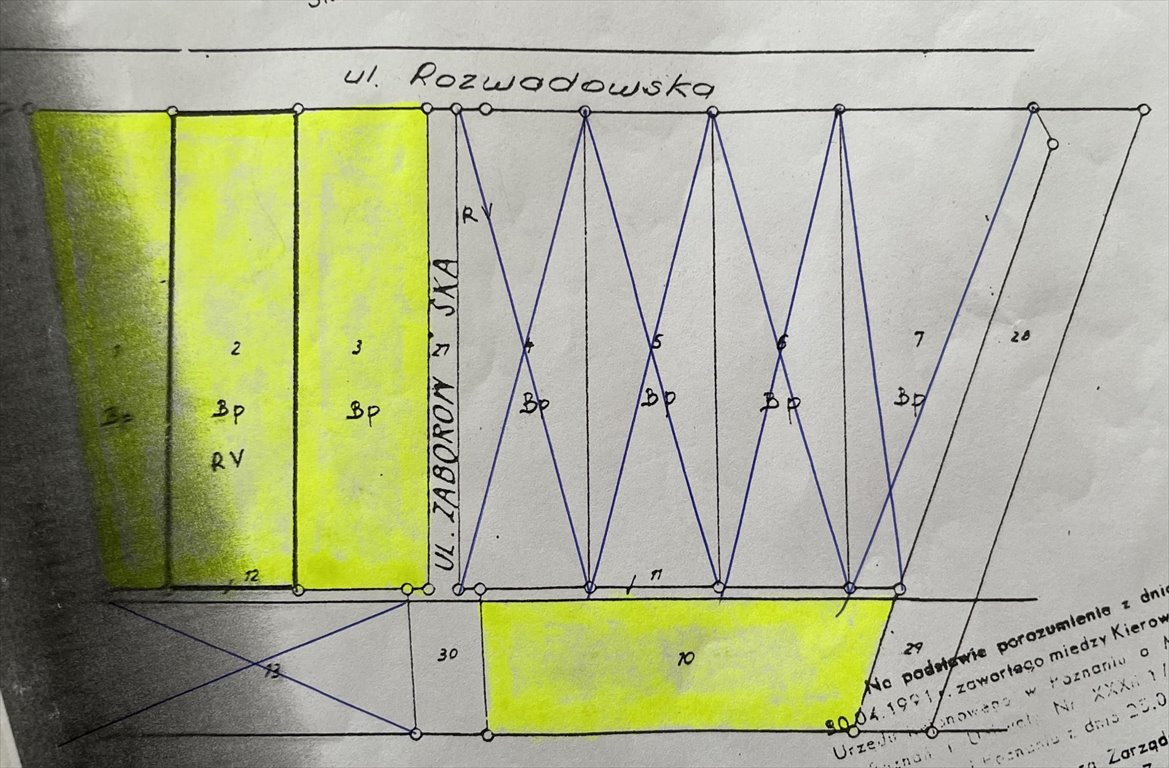 Działka inna na sprzedaż Poznań, Starołęka-Minikowo-Marlewo, Starołęka, Rozwadowska  1 072m2 Foto 3