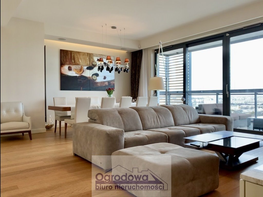 Ekskluzywne 142 m² apartament z panoramicznym widokiem i werandą Warszawa, Wola, Grzybowska  142m2 Foto 1