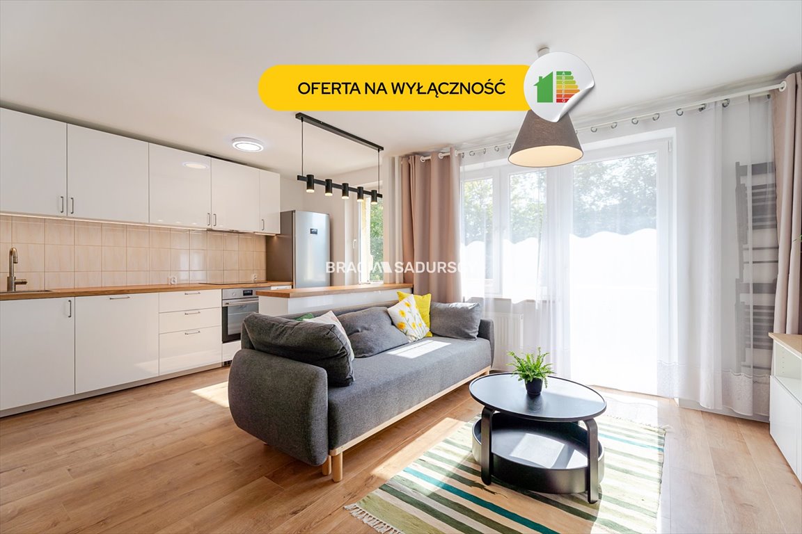 Na wynajem komfortowe 2-pokojowe mieszkanie 38 m² z balkonem Kraków, Prądnik Czerwony, Rakowice, Ułanów  38m2 Foto 1