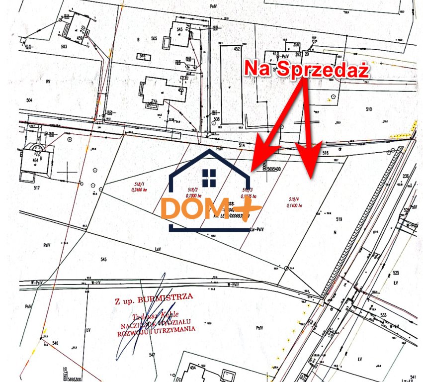 Sprzedam działki Brunów 1400 m² z mediami i naturą Brunów  1 076m2 Foto 1