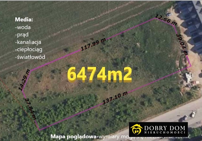 Działka budowlana na sprzedaż Sokółka  6 474m2 Foto 1