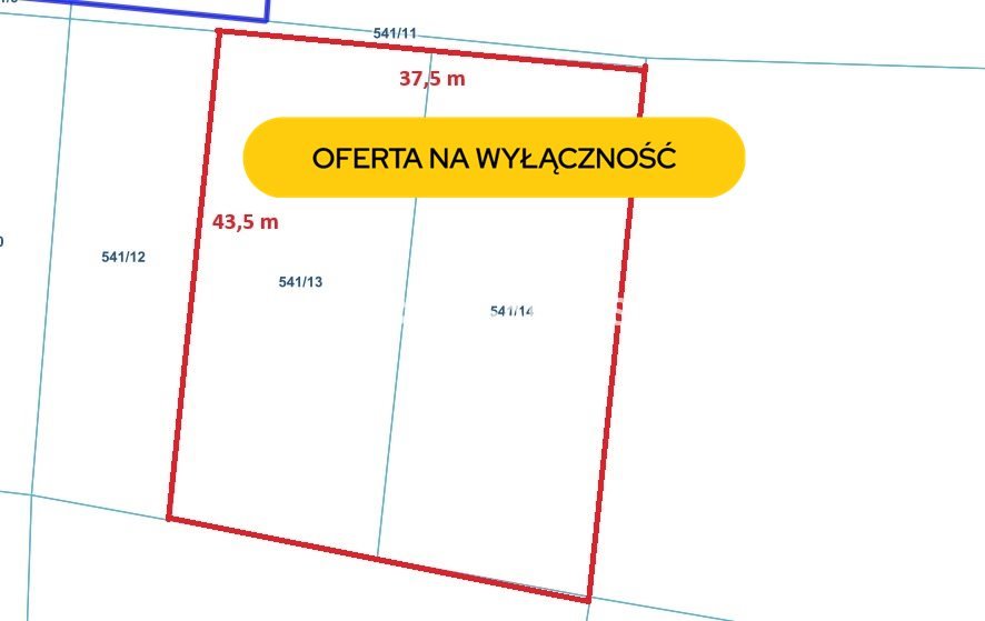 Działka 1689 m² w Krzyszkowicach – spokojna okolica, szybki dojazd Myślenice, Krzyszkowice  1 689m2 Foto 1