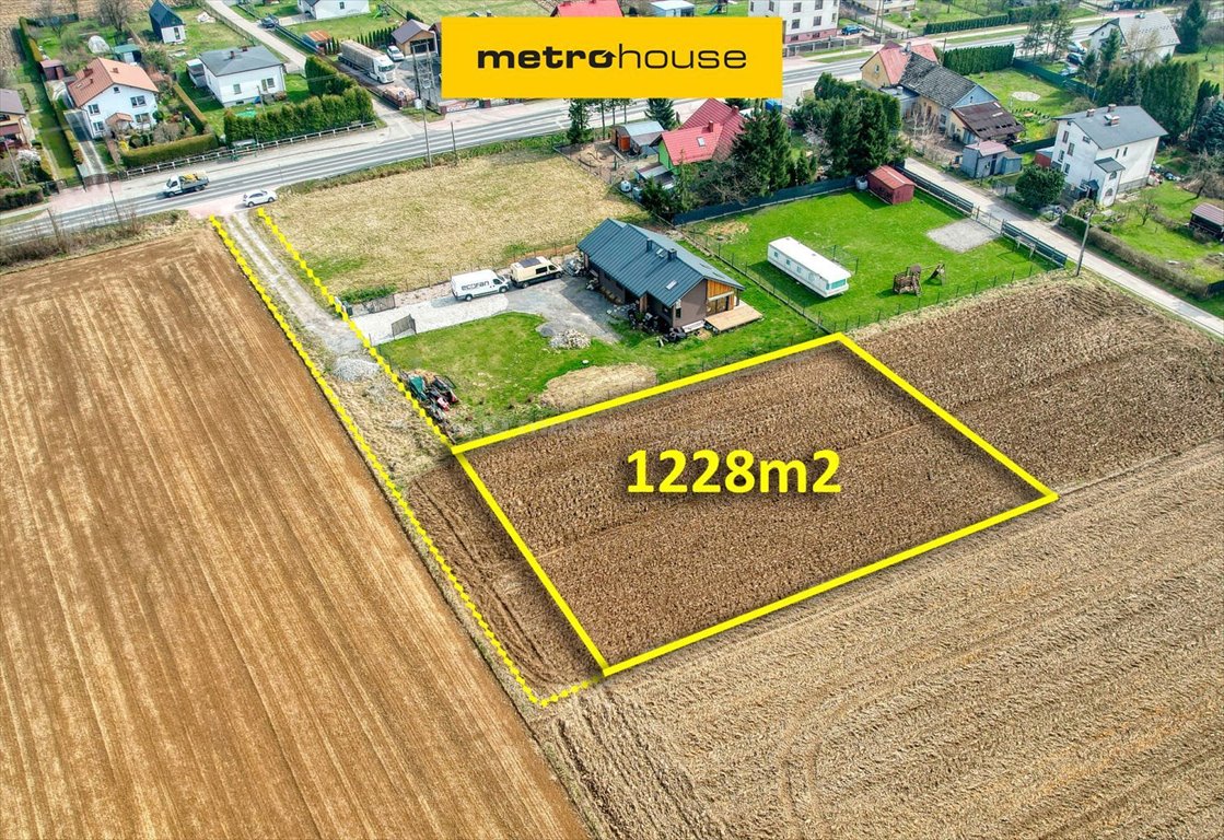 Działka budowlana na sprzedaż Rudzica, Strumieńska  1 228m2 Foto 1