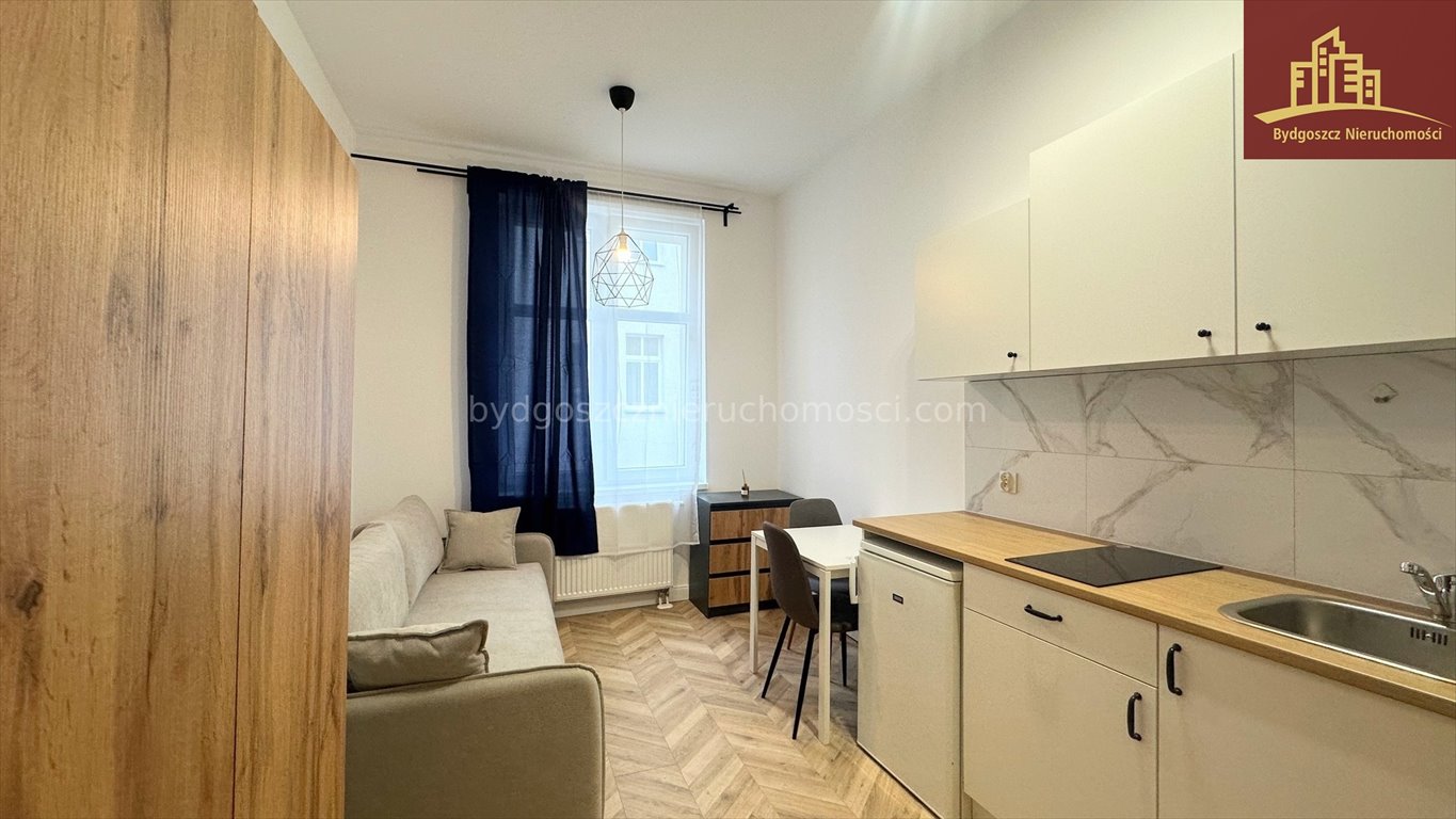 Polecam kawalerkę 23 m² w centrum Bydgoszczy z pełnym wyposażeniem Bydgoszcz, Centrum  23m2 Foto 1