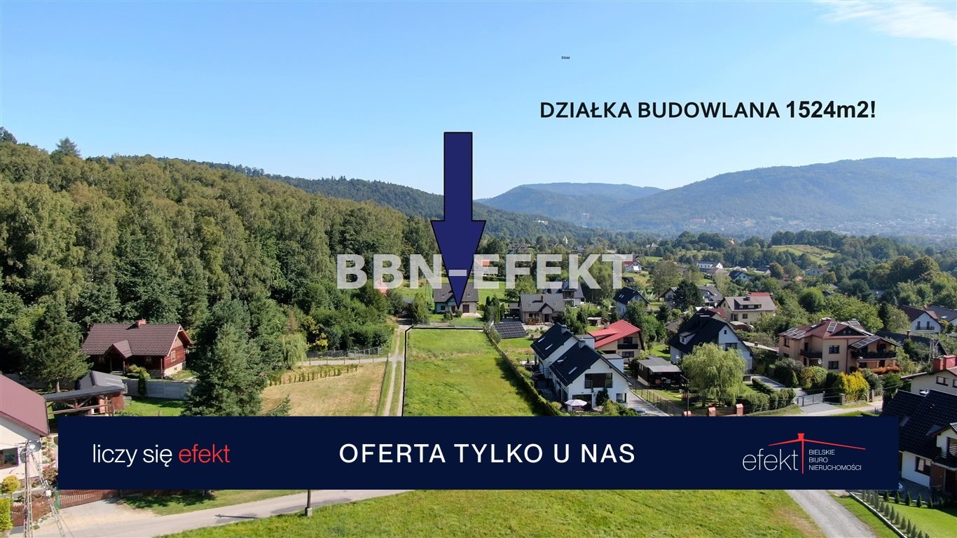 Działka budowlana na sprzedaż Bystra Krakowska  1 524m2 Foto 1