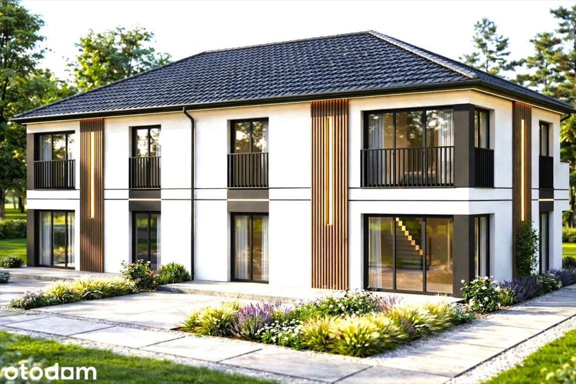 Dom bliźniak 172 m2 z garażem, PV, ogrzewanie podłogowe Lublin, Sławin  172m2 Foto 1