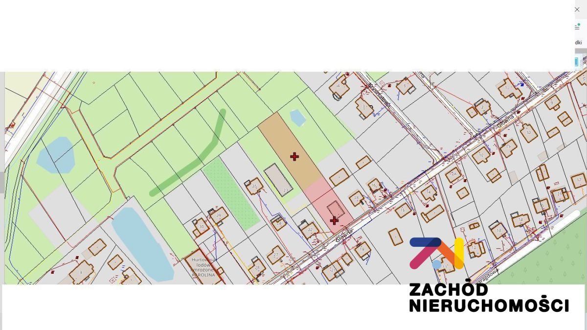 Działka 2700 m² z fundamentami, uzbrojona, podział Ulim  2 700m2 Foto 1