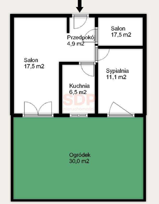 Mieszkanie dwupokojowe na sprzedaż Wrocław, Krzyki, Księże Wielkie, Opolska  45m2 Foto 5