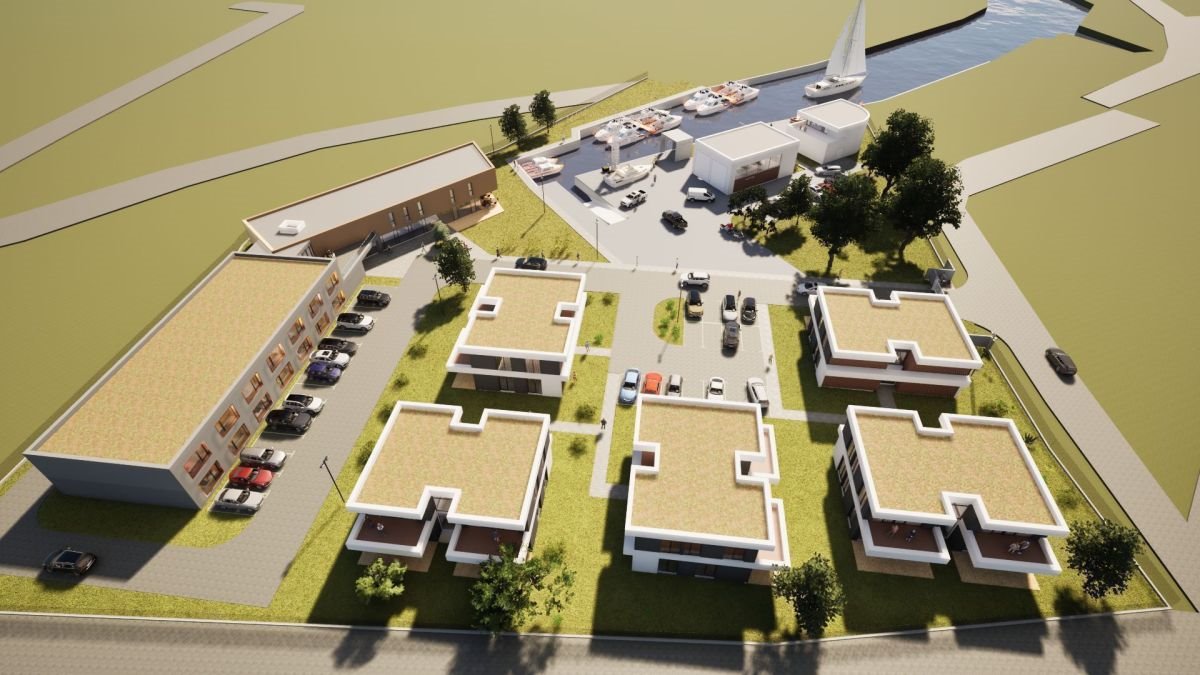 Polecam działkę nad wodą 10 537 m² w Szczecinie Szczecin, Skolwin  10 500m2 Foto 1