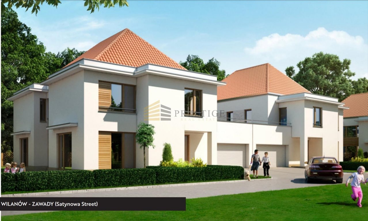 Ekskluzywny dom 320 m² z ogrodem, sauna, garaż, Wilanów Warszawa, Wilanów, Zawady, Satynowa  320m2 Foto 1