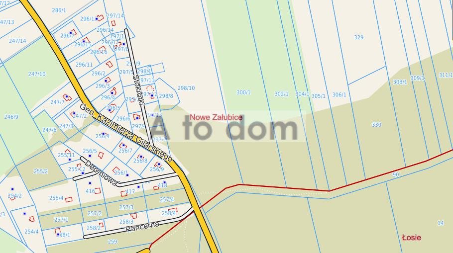 Duża działka rolna 14 000 m² w Nowych Załubicach Nowe Załubice  14 003m2 Foto 1