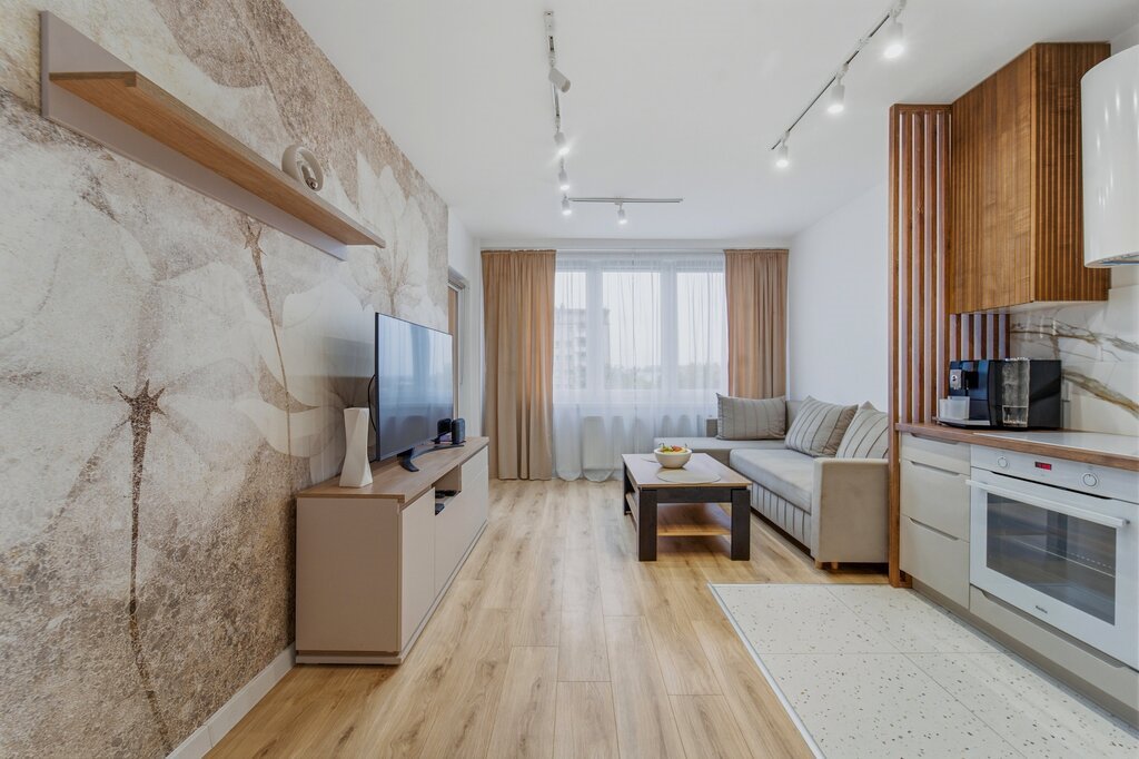 Na sprzedaż nowoczesne 39,95 m² mieszkanie z dużym balkonem Tychy, al. Niepodległości  40m2 Foto 1