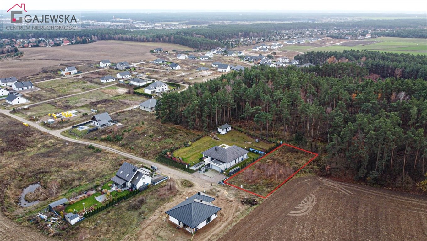 Działka pod dom z garażem i widokiem na las Piła, Dolaszewo  1 151m2 Foto 1