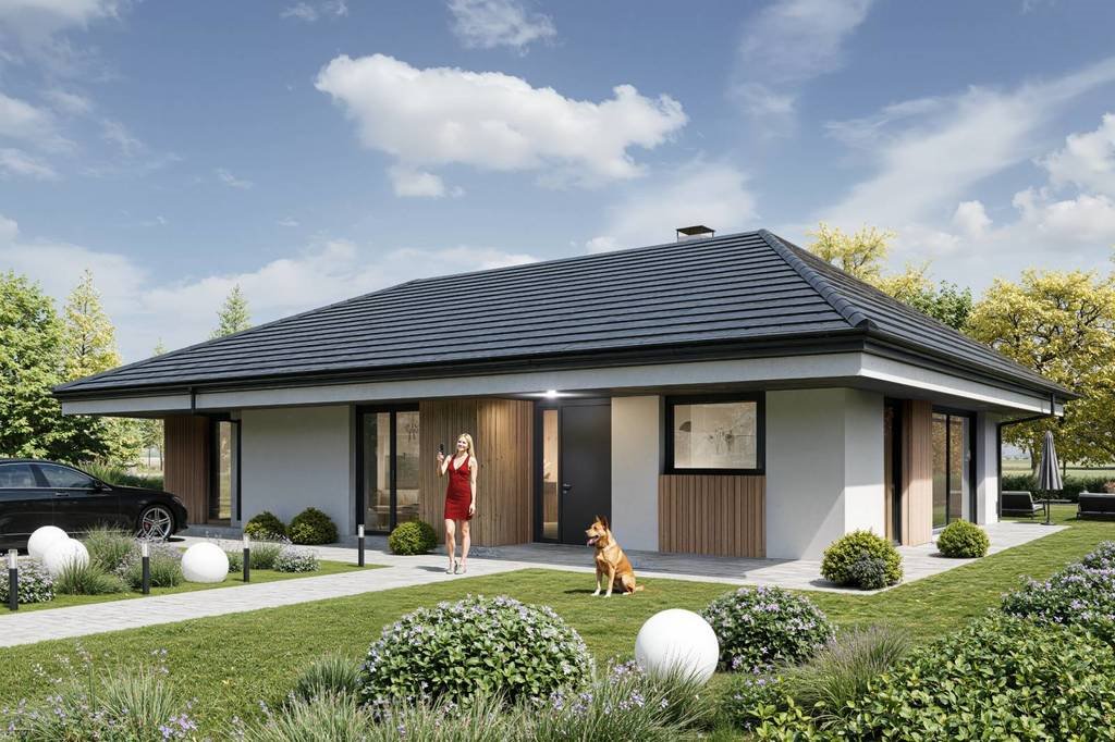 Działka pod dom jednorodzinny z projektem i pozwoleniem Jabłonna Druga  901m2 Foto 1