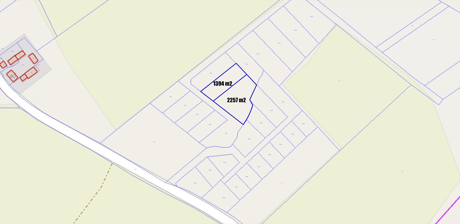 Działka rolna 1394 m² w Nowych Kiejkutach – inwestuj na Mazurach Nowe Kiejkuty  1 394m2 Foto 1