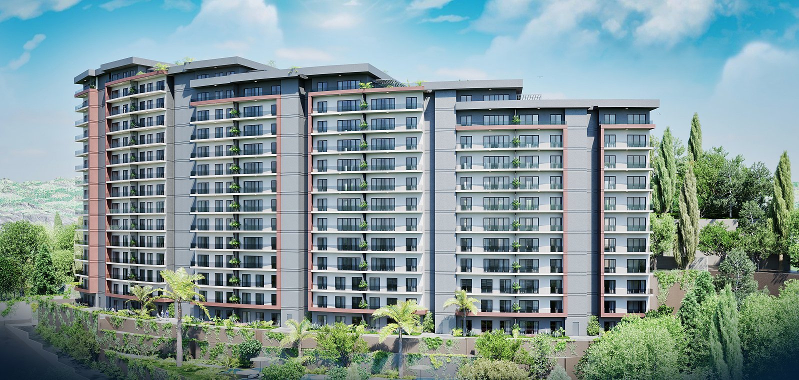 Apartament z panoramicznym widokiem na morze i miasto Turcja, Izmir, Yakakent, Çiğli, Izmir  142m2 Foto 1