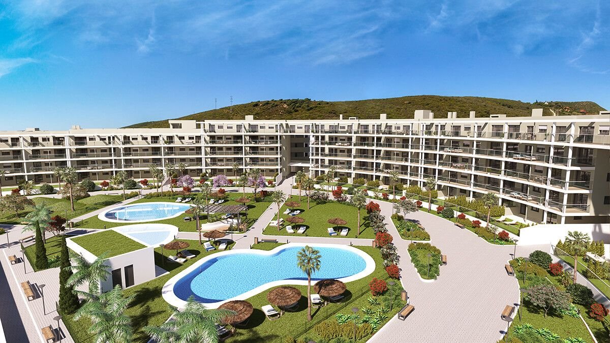 Polecam nowoczesny apartament z widokiem na morze i basenem Hiszpania, Alcorrín, C. Toros los Urb Aldea Beach  91m2 Foto 1
