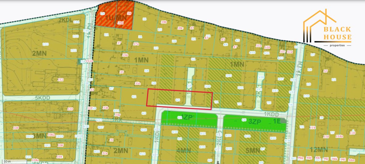 Działka 4532 m² pod bliźniaki i szeregowce, MPZP Lublin, Czechów, Poligonowa  4 532m2 Foto 1