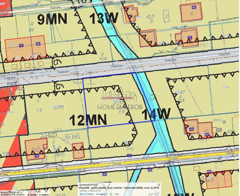 Działka budowlana na sprzedaż Jeziórko, Piaskowa  1 018m2 Foto 1