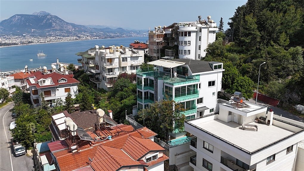 Dwupoziomowe mieszkanie z panoramicznym widokiem na morze Turcja, Alanya, Çarşı, Alanya, Antalya  270m2 Foto 1