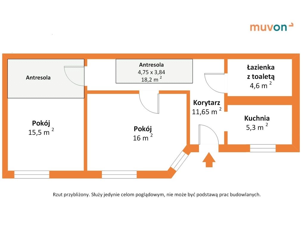 Mieszkanie dwupokojowe na sprzedaż Łódź, Śródmieście, Pomorska  53m2 Foto 15