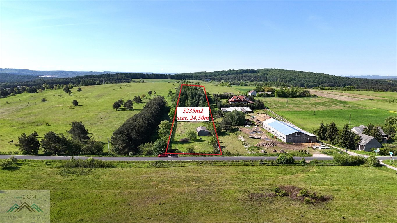 Działka 5235m2 z budynkiem i mediami w Kwaśniów Dolny Kwaśniów Dolny  5 235m2 Foto 1