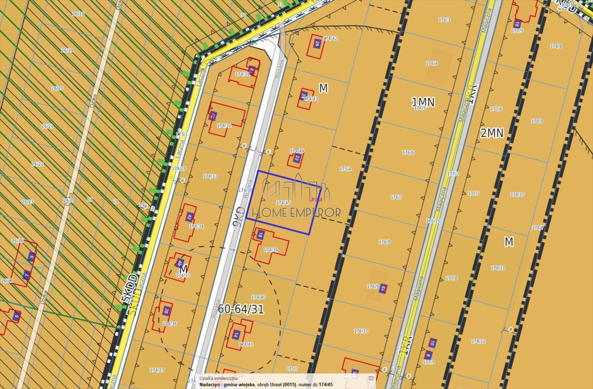 Działka 1000 m² pod zabudowę jednorodzinną - zapraszam Urzut, Różana  1 000m2 Foto 1