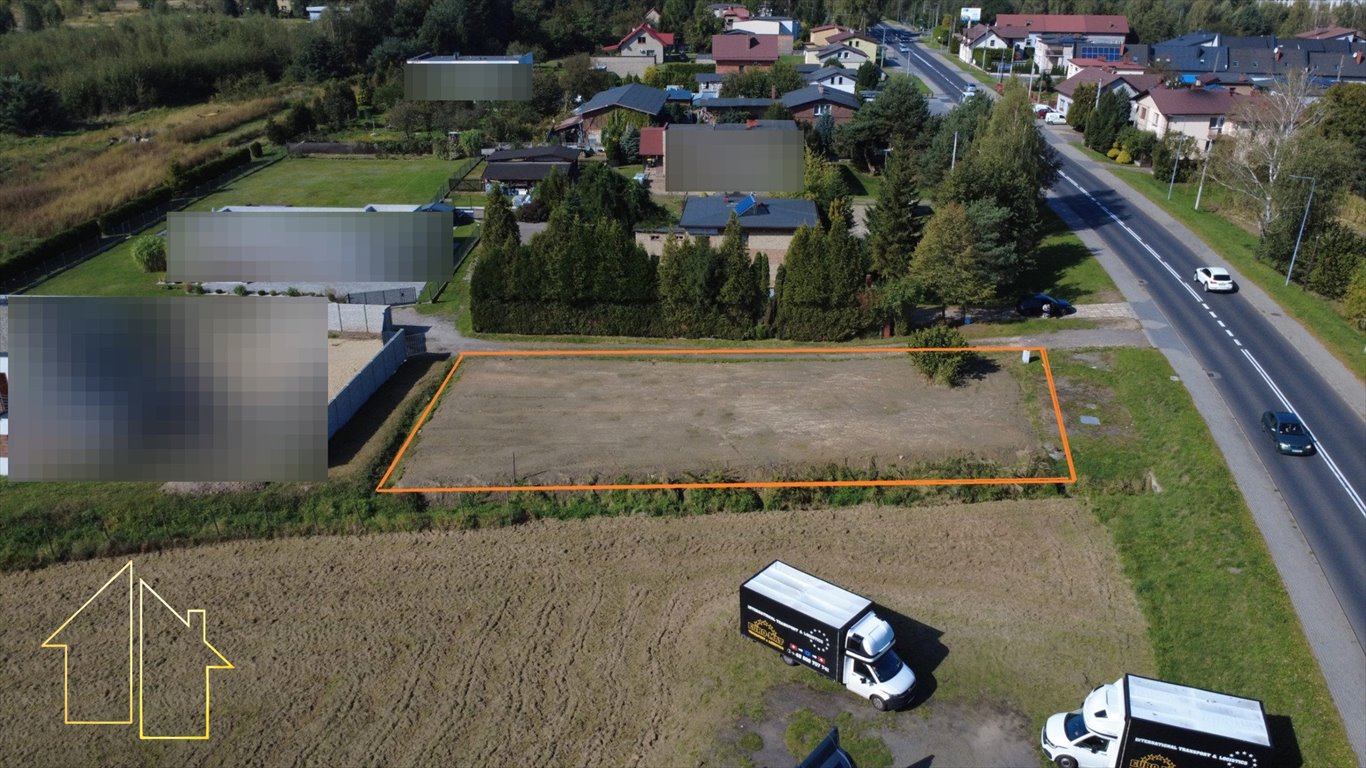 Działka komercyjna 700 m² przy trasie Żory-Rybnik polecam Żory, Rowień-Folwarki, Rybnicka 4253/35  700m2 Foto 1