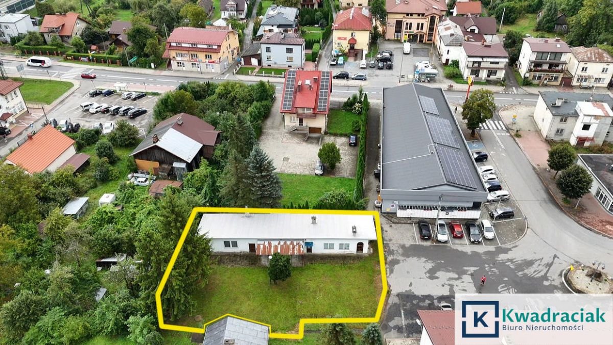 Budynek usługowy 120 m2 w centrum Zagórza z potencjałem Zagórz, Plac Obrońców Węzła Zagórskiego  120m2 Foto 1