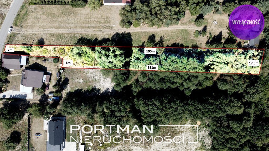 Działka 2831 m² z warunkami zabudowy, media, cisza Dyzin  2 831m2 Foto 1