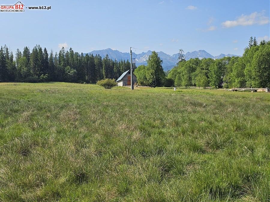 Działka 1650 m² z widokiem na Tatry, media, asfalt Poronin, Poronin, Murzasichle  1 650m2 Foto 1