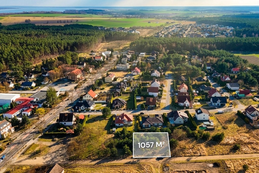 Działka 1057 m² pod dom w spokojnej okolicy z dostępem do mediów Kobylanka, Jaworowa  1 057m2 Foto 1